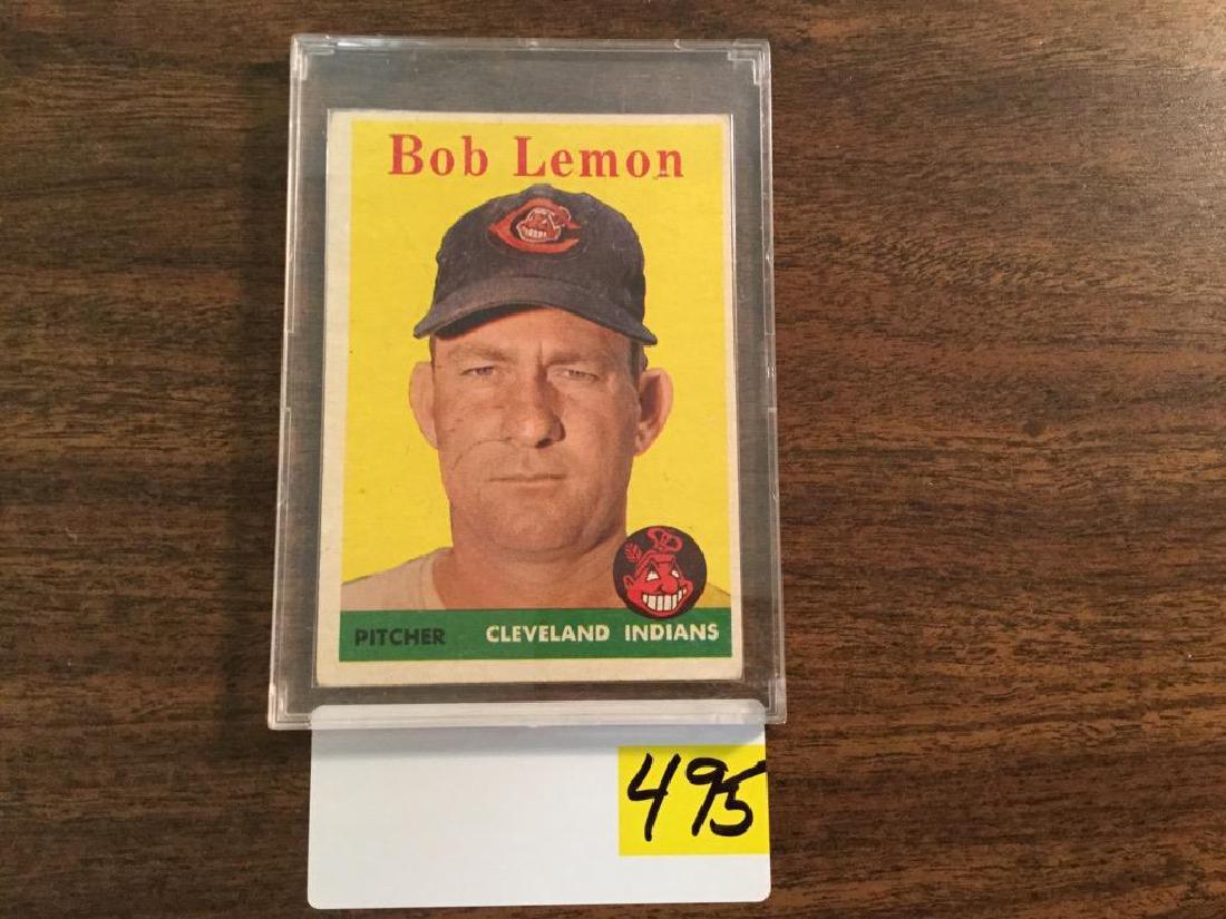 1958 TOPPS BOB LEMON: 1958 TOPPS BOB LEMON