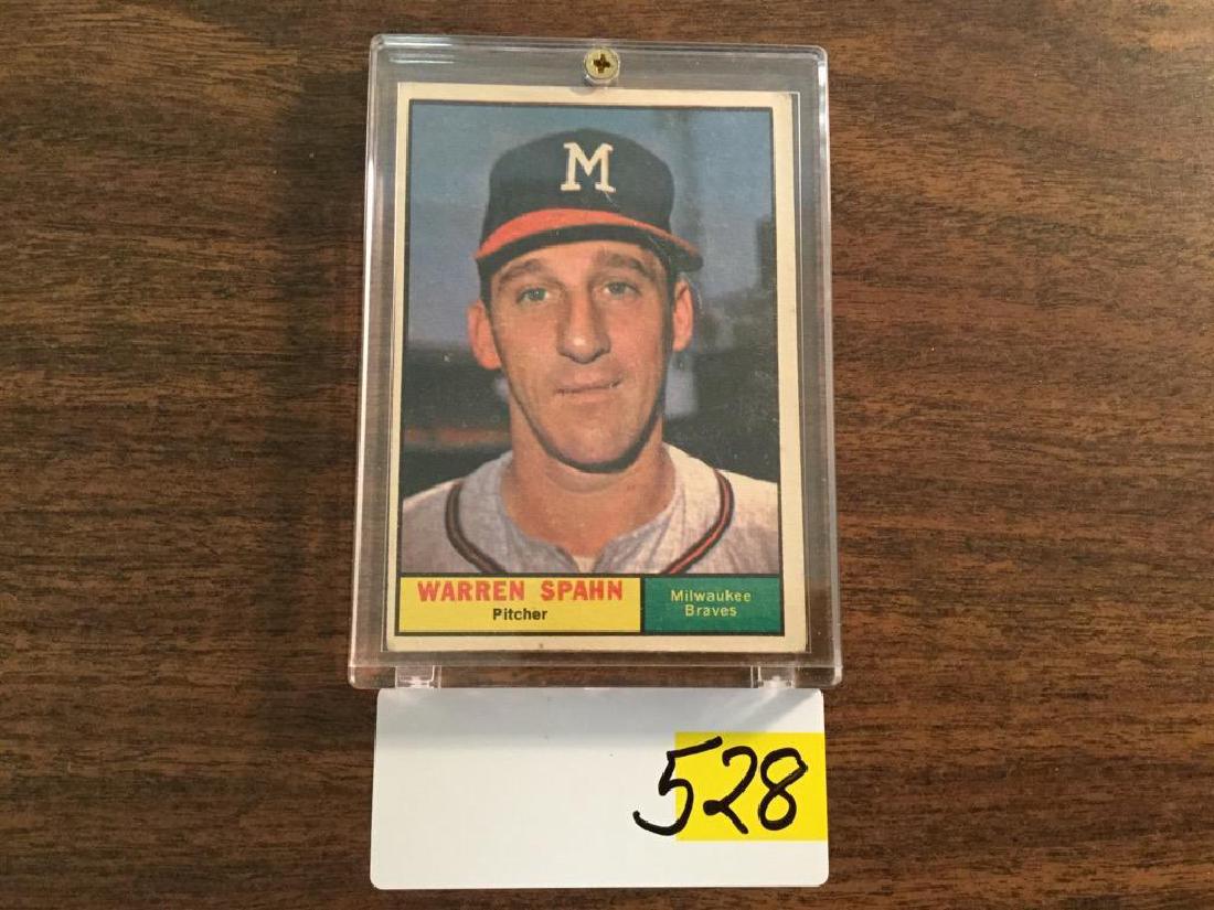 1961 TOPPS WARREN SPAHN (1 of 2)