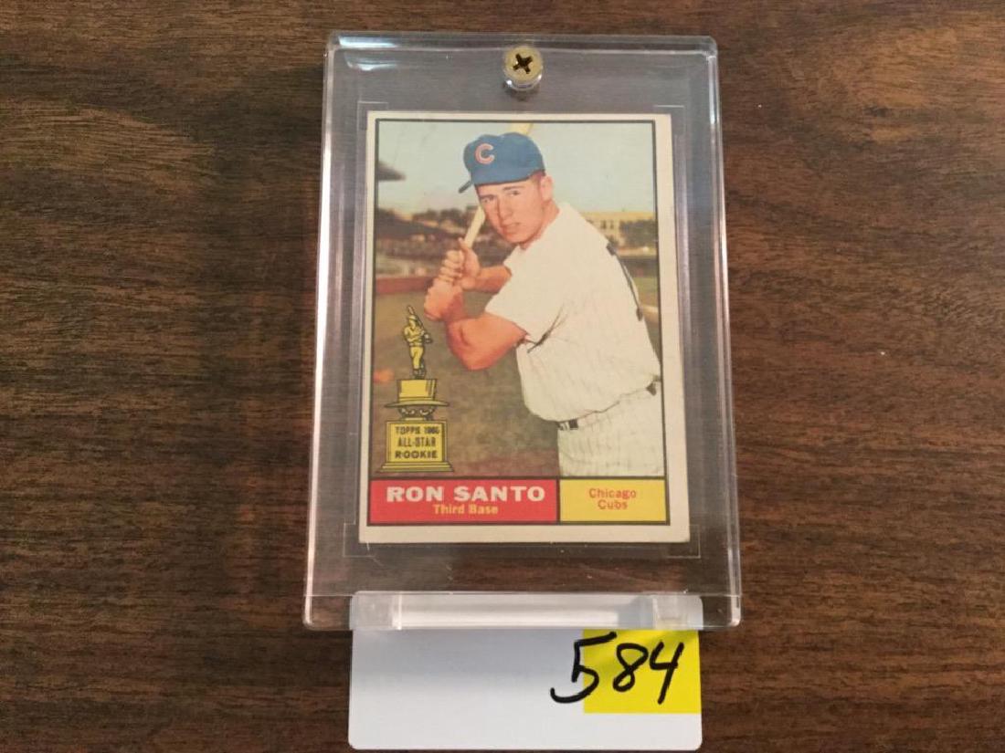 1961 TOPPS RON SANTO RC ROOKIE (1 of 2)