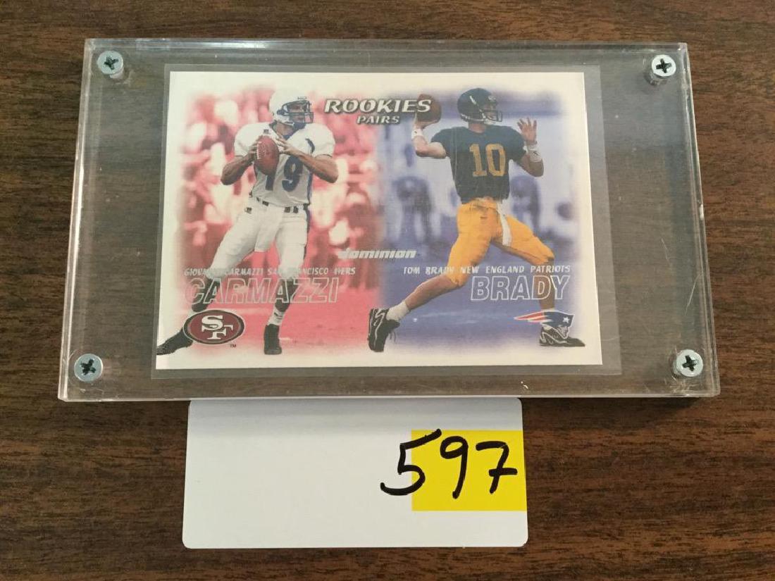 2000 SKYBOX DOMINION TOM BRADY RC ROOKIE (1 of 2)