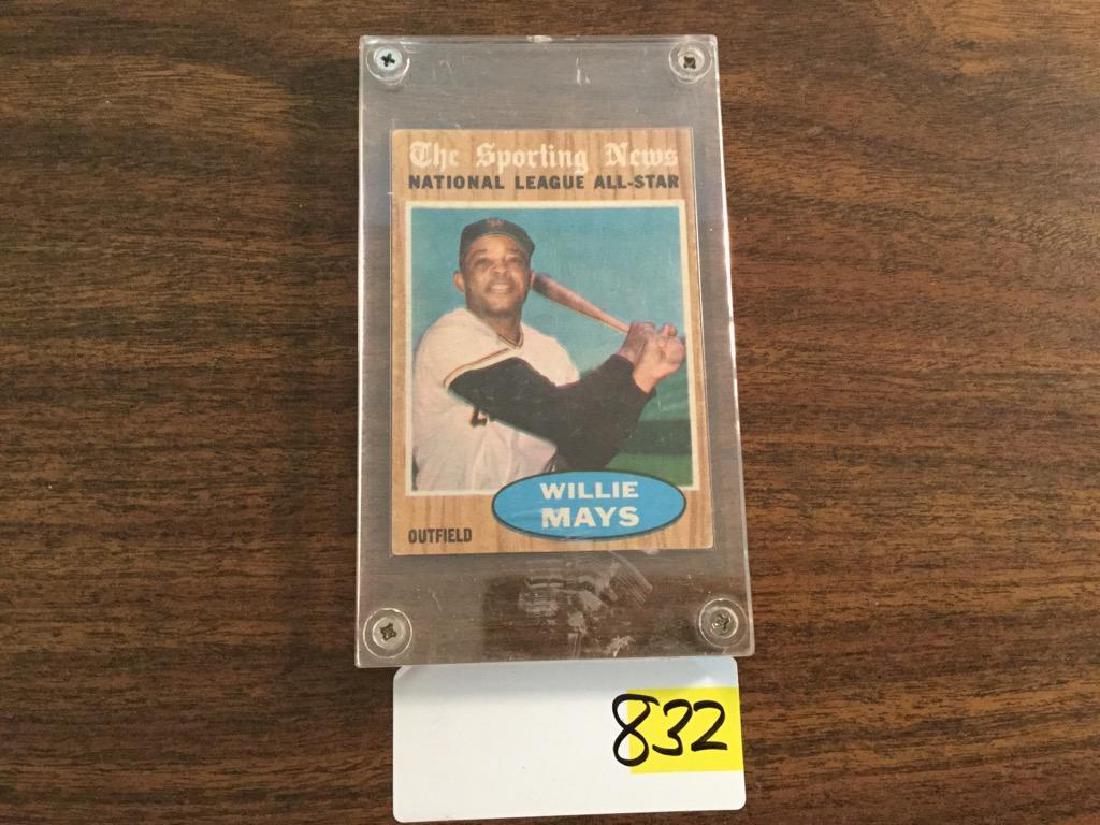 1962 TOPPS WILLIE MAYS SPORTING NEWS: 1962 TOPPS WILLIE MAYS SPORTING NEWS