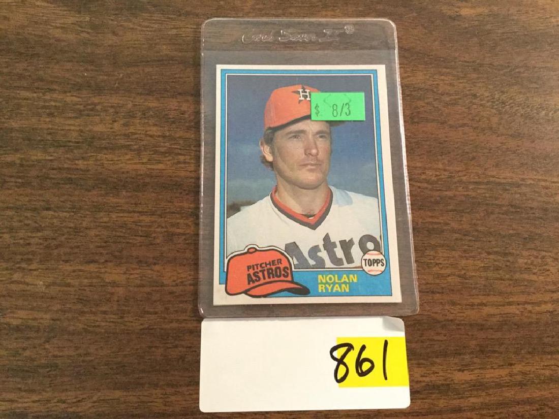 1981 TOPPS NOLAN RYAN (1 of 2)