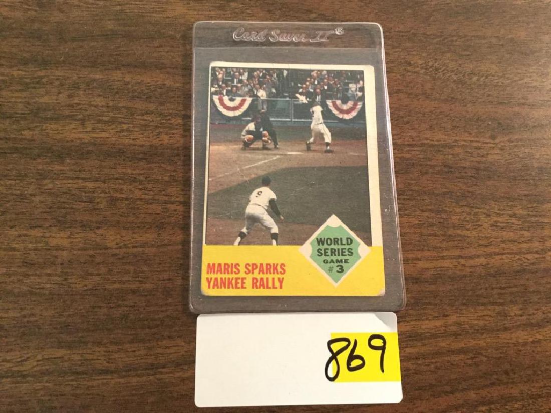1963 TOPPS ROGER MARIS WORLD SERIES (1 of 2)