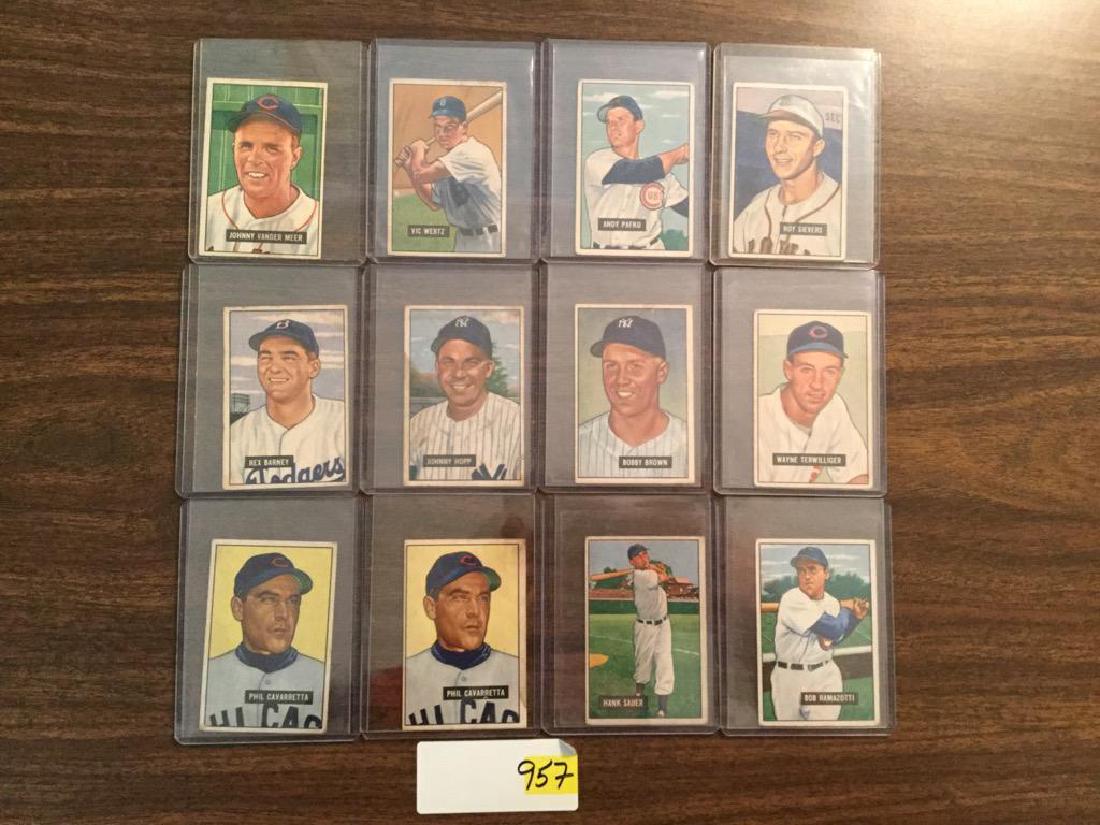 1951 BOWMAN VINTAGE LOT OF 30. (1 of 5)