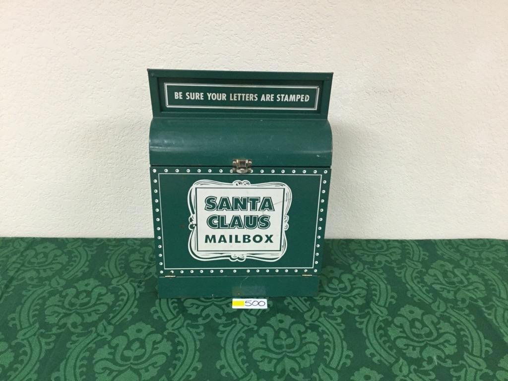 Vintage Santa Claus Mailbox circa 1940's WWII Era (1 of 4)