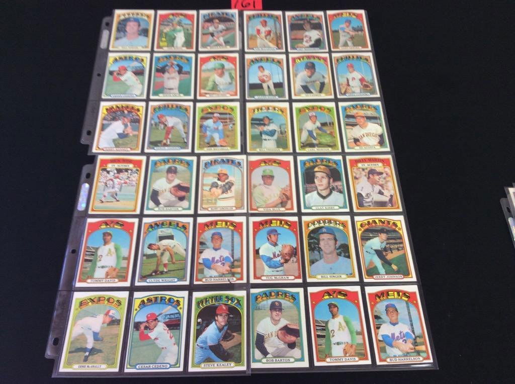 117 count  1972 Topps incomplete set (1 of 9)
