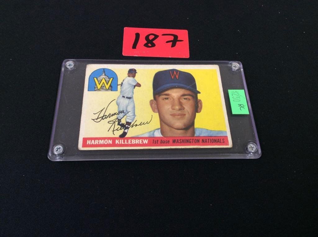 1955 Topps ROOKIE CARD.  HARMON KILLEBREW  Washington (1 of 2)
