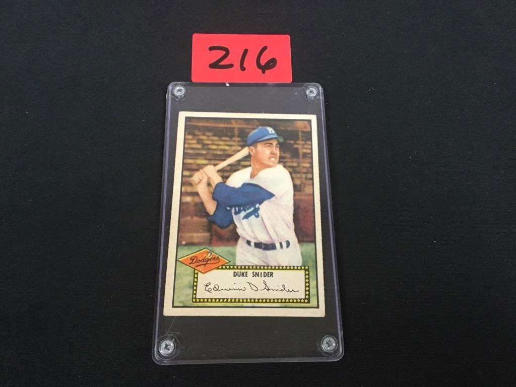 1952 Topps #37 Duke Snyder very nice card (1 of 2)