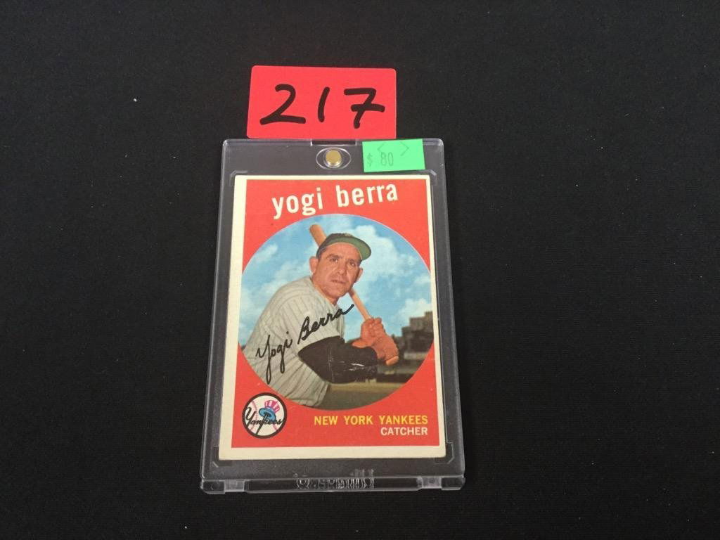 1959 Topps Yogi Berra nice colors #180 (1 of 2)