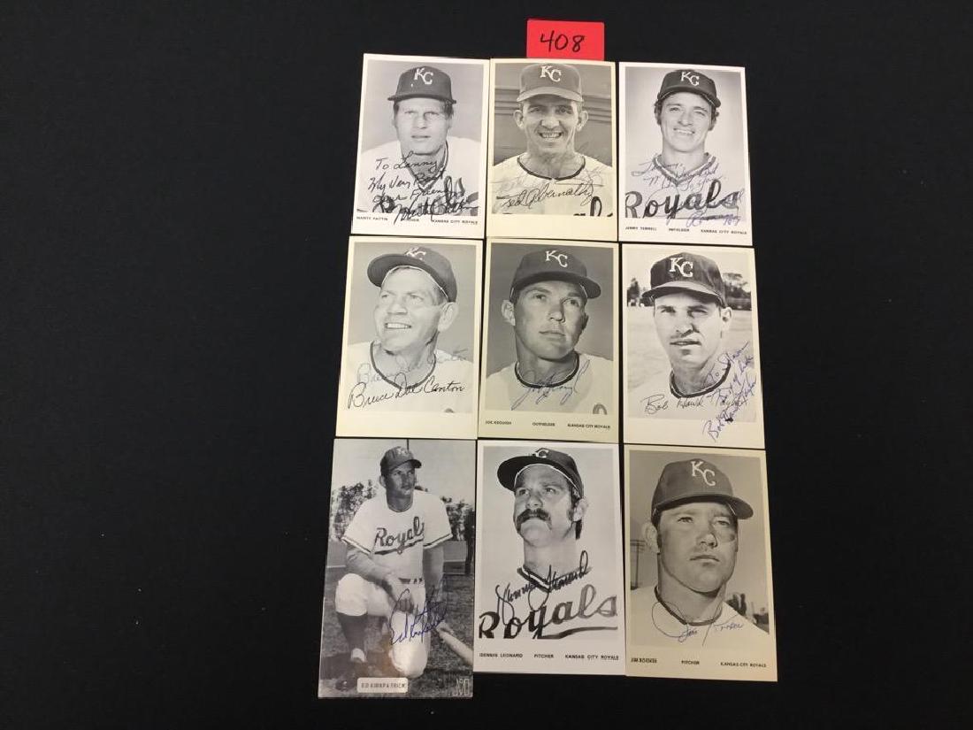 Mixed Hand Signed Autographed Kansas City Royals. All (1 of 2)