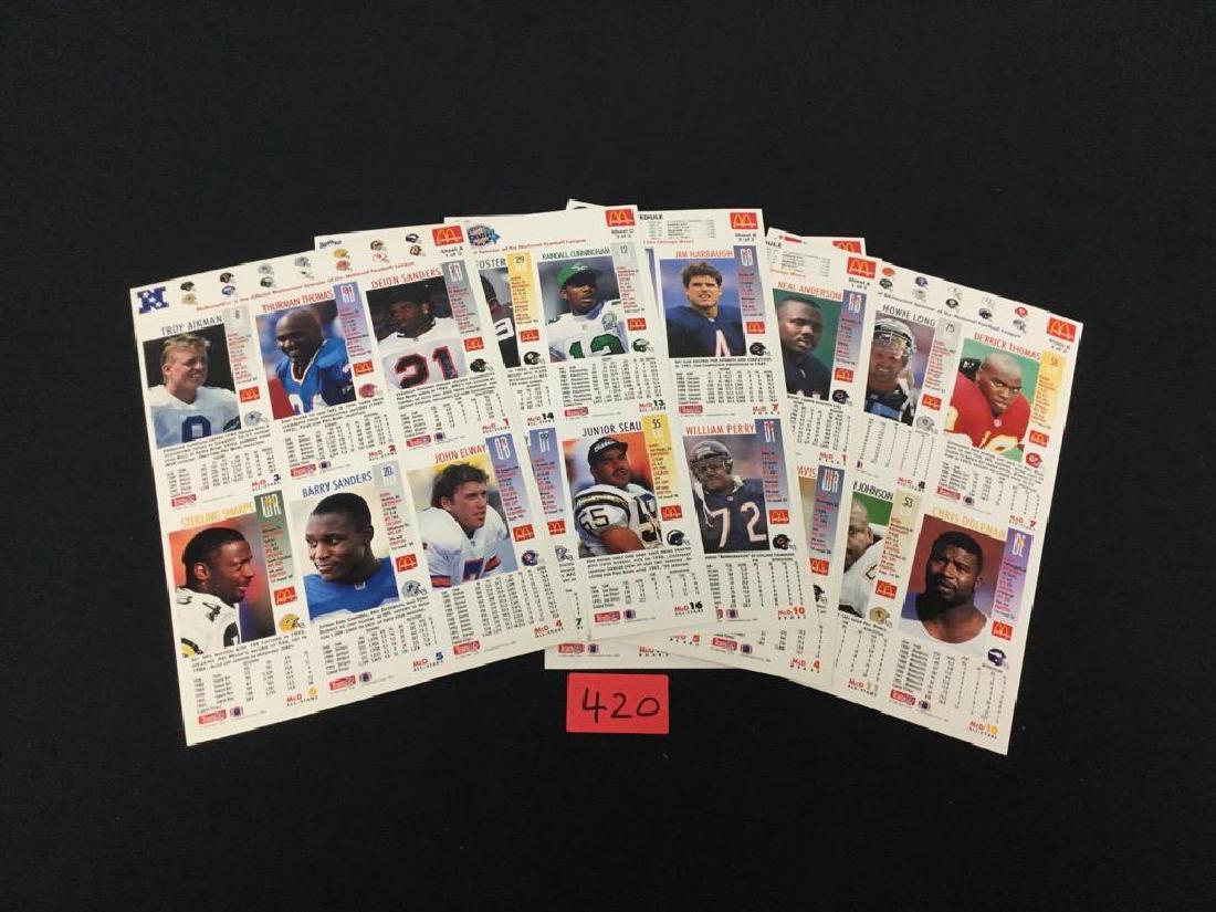 Team NFL 1993 GameDay Collector Cards McDonald's (1 of 2)