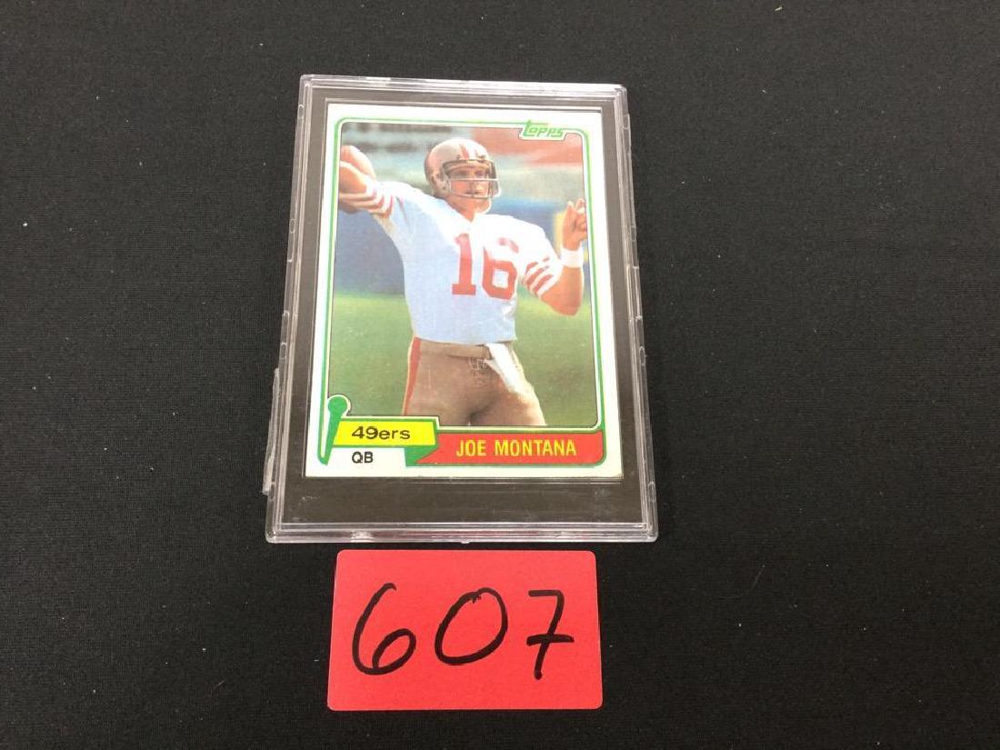 1981 TOPPS #216 JOE MONTANA ROOKIE CARD HOF (1 of 2)