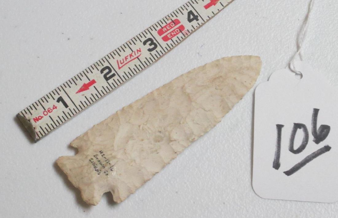 4 5/16" Stillwell: 4 5/16" Stillwell point, Brown Co. Illinois