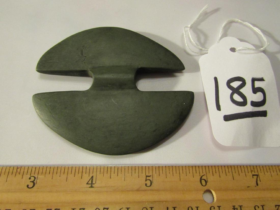 Bannerstone: 3 3/8" slate banner stone