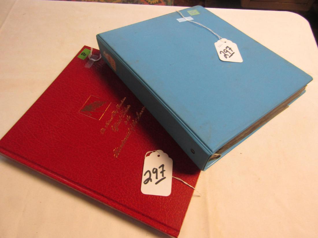2 stamp albums: 2 stamp albums, Flag Covers and First Day Issues