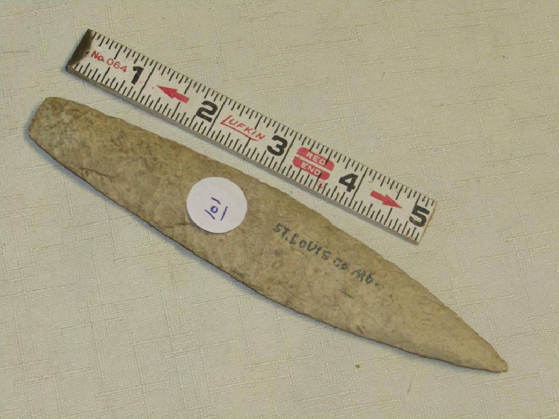 6 7/8" point: 6 7/8" Sedalia point, St.Louis Missouri