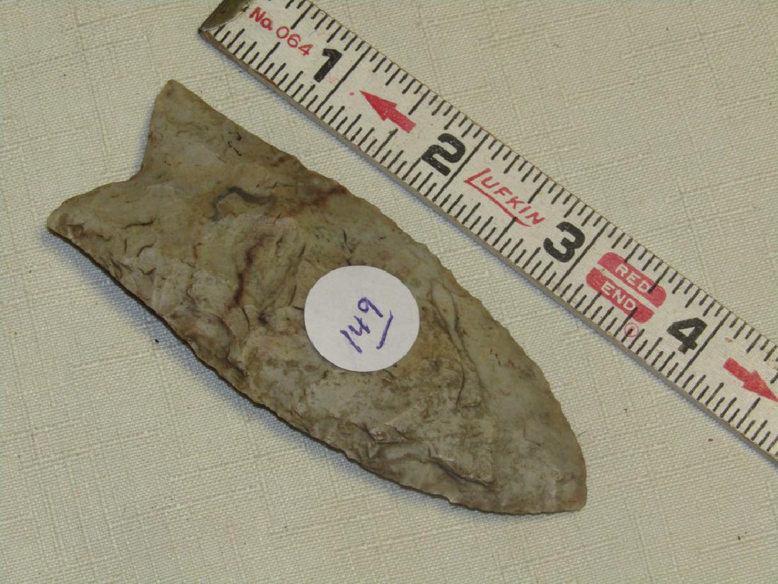 point: 4" un-fluted Clovis, Rock Island Co. Illinois