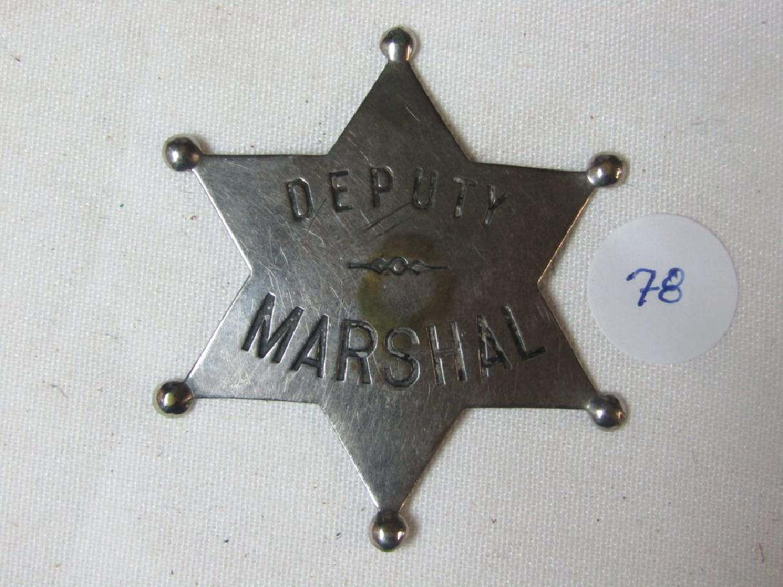 Badge: Deputy Marshal, 6 point star