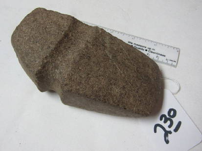 5 1/2" axe: 5 1/2" axe, 3/4 slant groove, Linn Co. Iowa