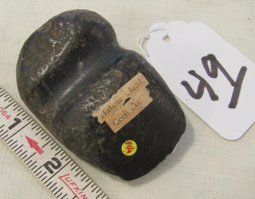 3" axe: 3" axe, 3/4 groove, Cecil Co. ex. Latham