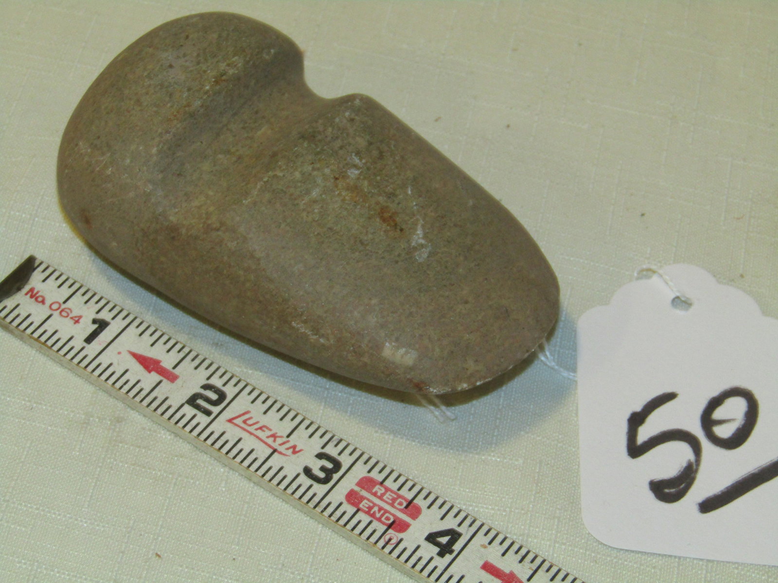 3" axe: 3" axe, 3/4 groove, Cecil Co, ex. Latham