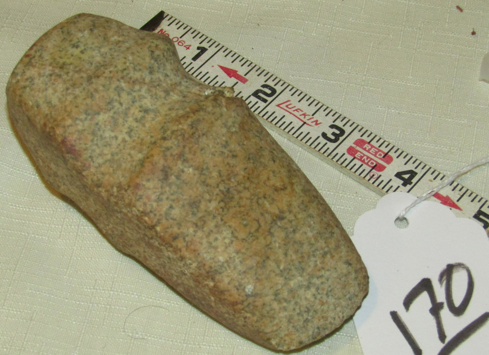 4 1/2" axe: Fine 4 1/2" axe, 3/4 raised ridge, Decatur co. Iowa