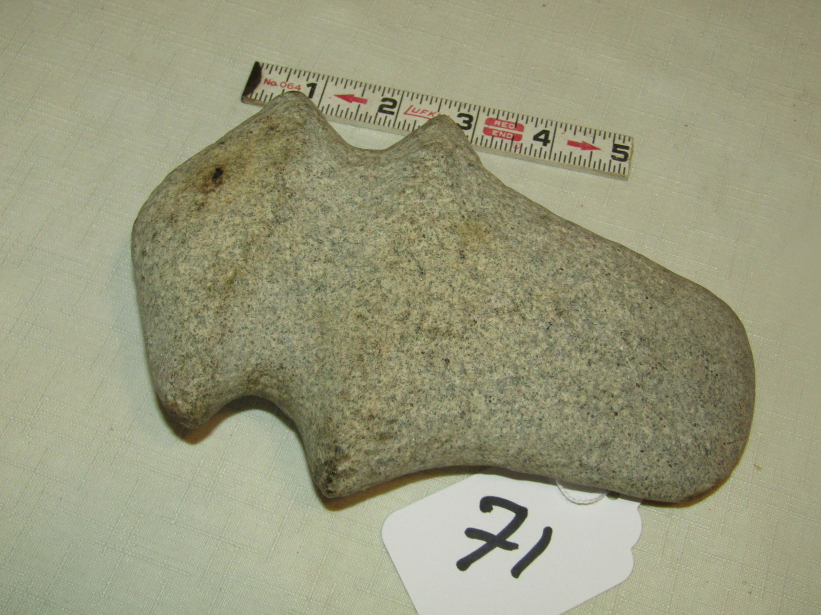 (?) Axe: 7" Michigan barbed axe, full groove
