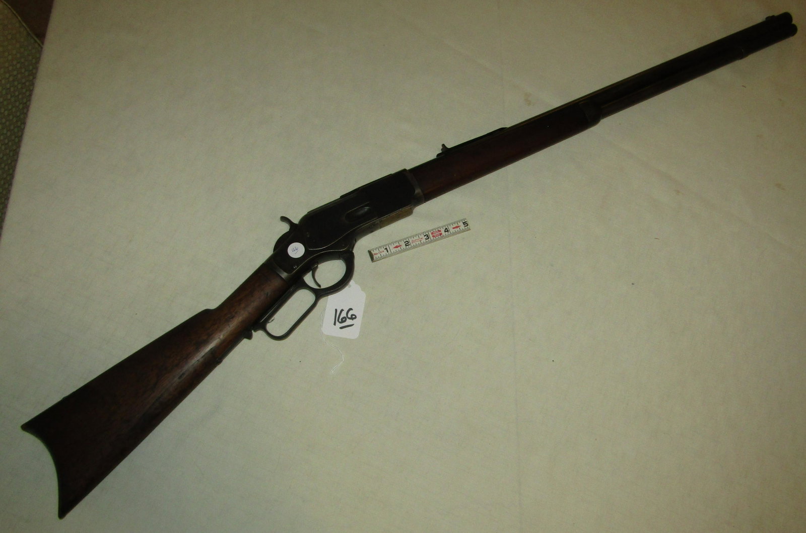 1873 Winchesrer: Wnchester model 1873 lever action, 44 caliber, Mdg. 1885, SN.194934A, appears good cond.