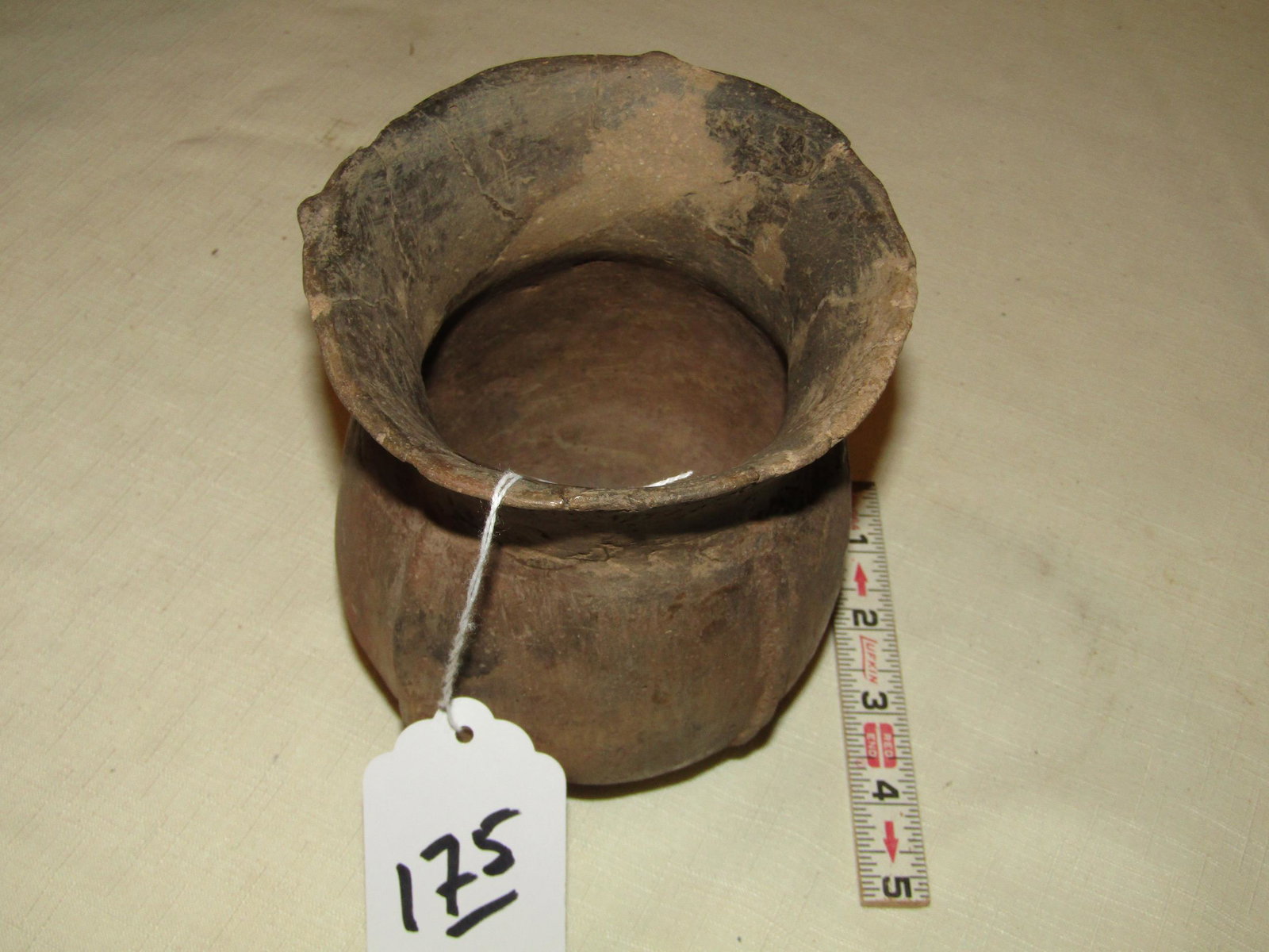 Caddo jar: Caddo jar, 5 1/2" x 4 1/2",