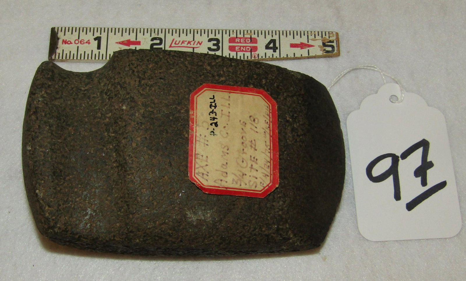 Axe: 4 3/4" axe 3/4 groove