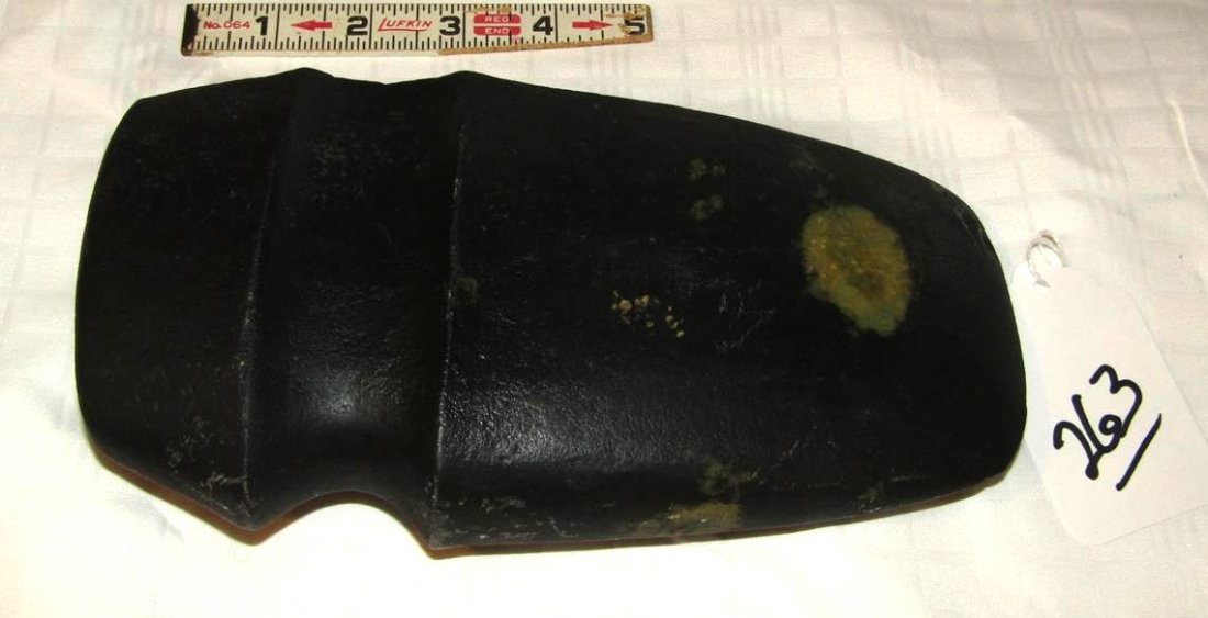 Axe: Large 8 1/2" pophery style axe 3/4 groove