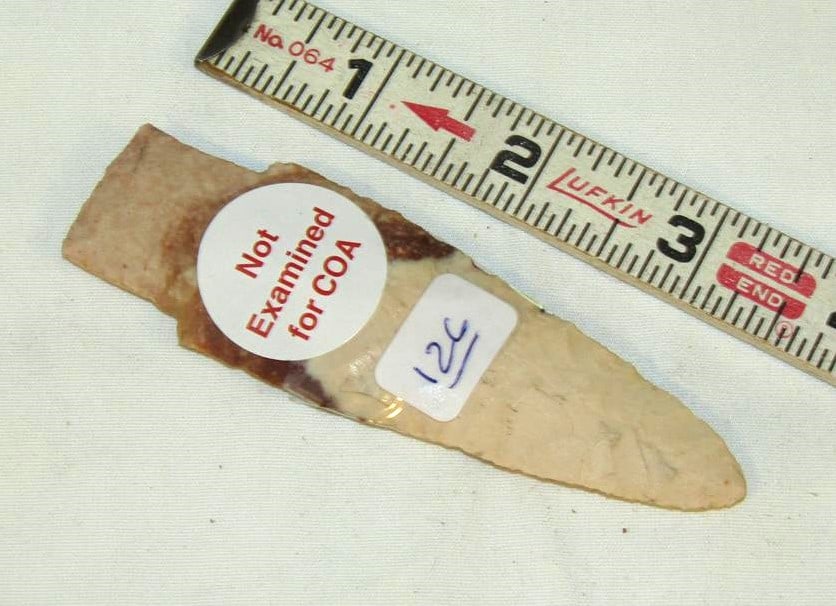 Point: 3 7/8" Multi colored Holland, not examined for coa