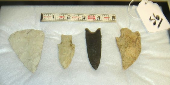4 pc Arrowheads