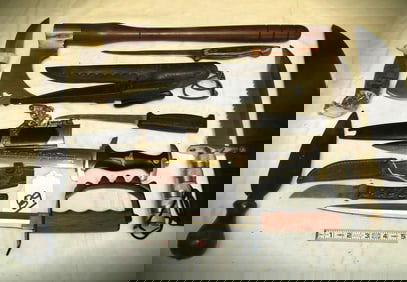 8 knives etc