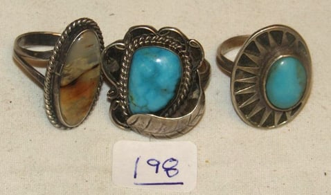 3 Navajo rings