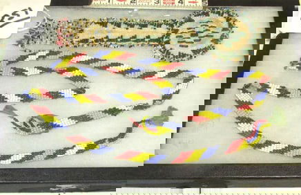 2 pc beadwork