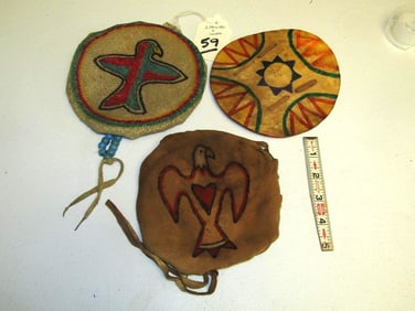 2 parfletche shields