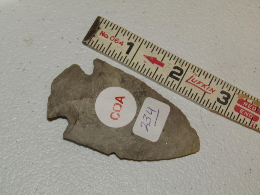 Motley COA: Motley coa 2 15/16" Hopewell point, Illinois