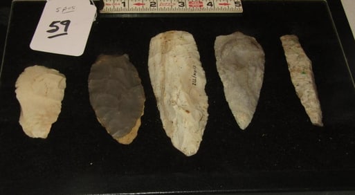 5 flint tools