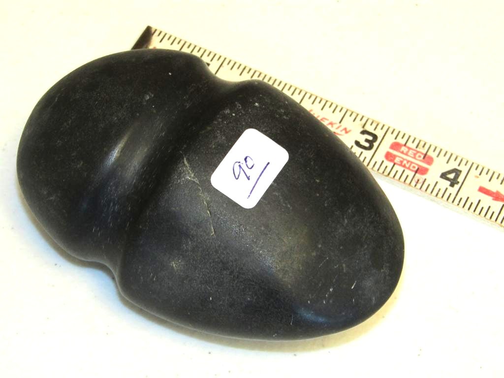 Axe: 4" x 3" black fat axe, full grooved