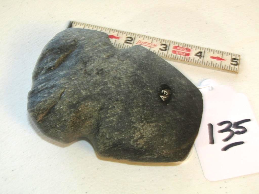 Axe: 4 1/4" axe, 3/4 groove