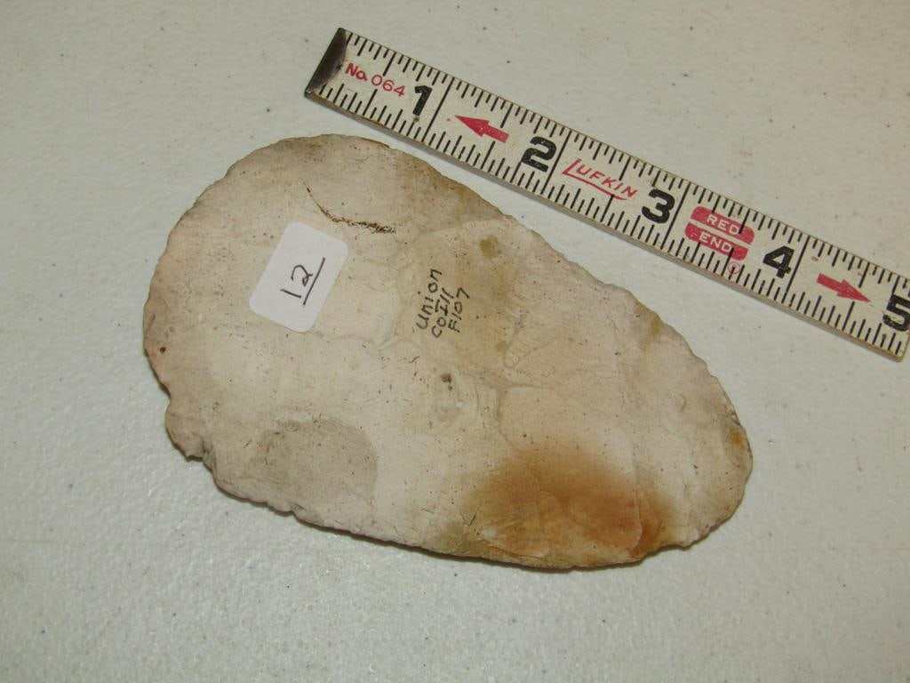 Blade: 4 5/8" North blade Union Co Illinois (not examined for coa)