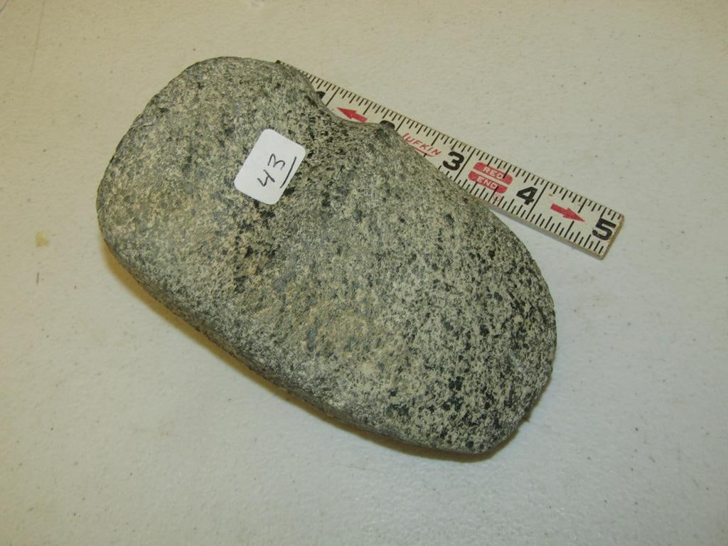 Axe: 5" stone speckled axe, 3/4 groove