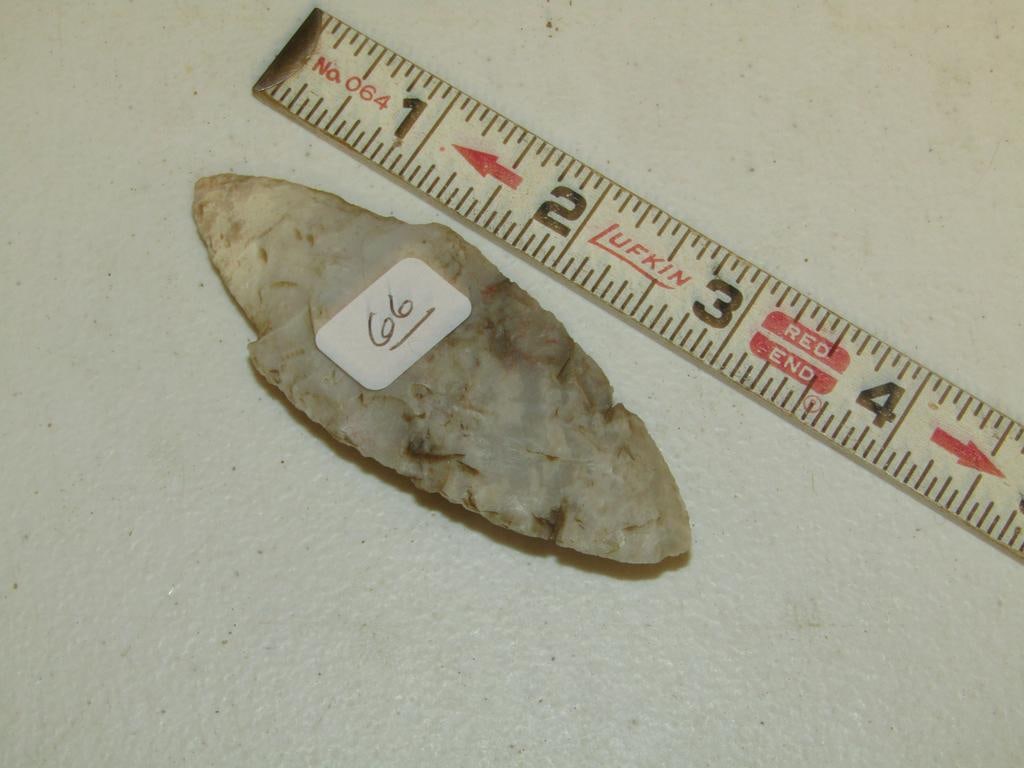 Point: 3 1/2" Adena point (not examined for coa)