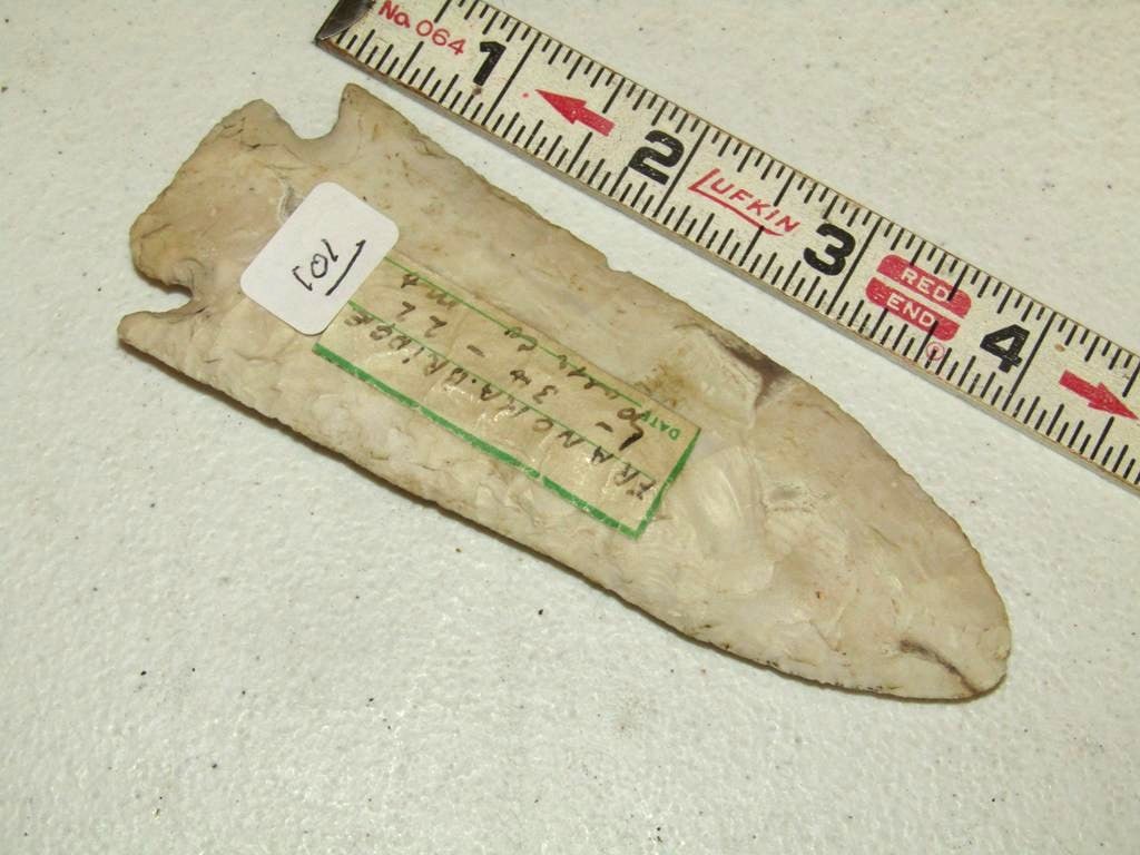 Point: 4 1/2" Etley point, marked Mossouri (not examined for coa)