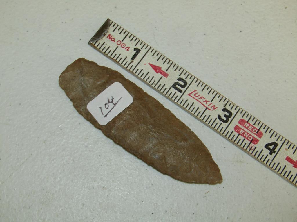 Point: 3 3/8" Scottsbluffdf/Holland point (not examined for coa)