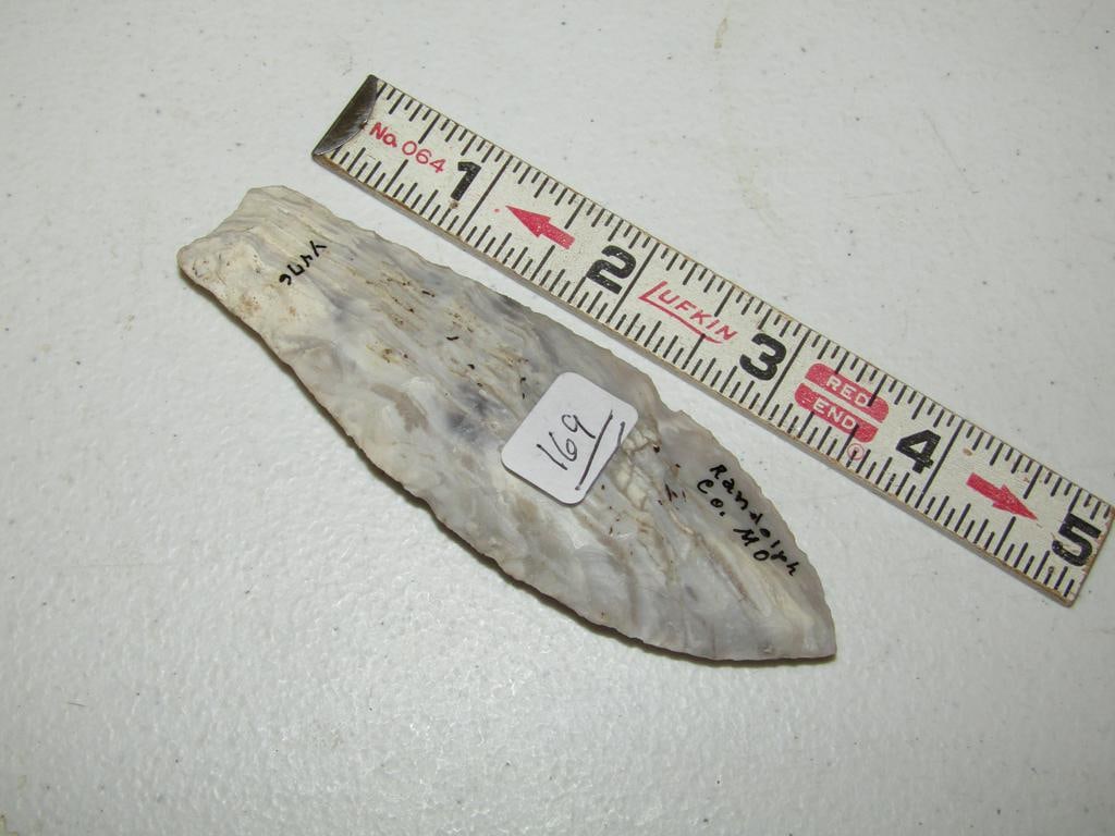 Point: 4 1/8" Sedalia point, not examned for coad