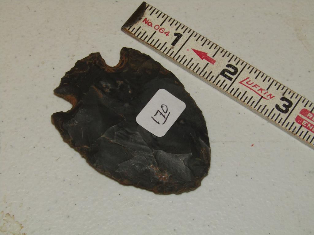 Point: 2 5/8" black Snyders point, not examined for coa