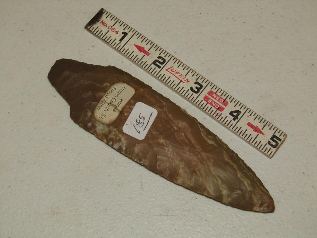 Point: Large 5 1/2' Adena point, not examined for coa