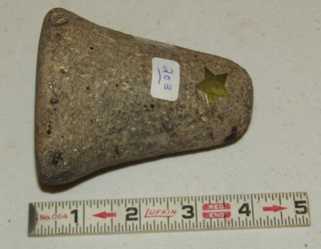 Pestle: 3 3/4" bell shape pestle